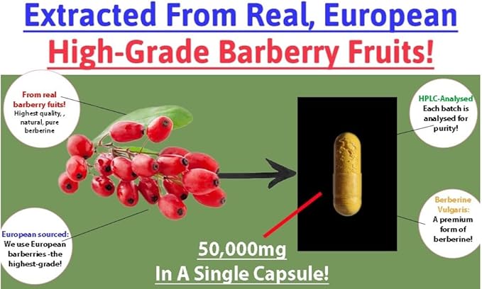 Approved Nutrition Berberine MAX (50g Equivalent Per Capsule)
