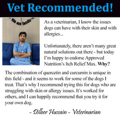 Dog Itch Relief Max - Vet-Approved - Ideal For Dogs With Skin and Allergy Problems!