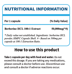Approved Nutrition BerberineMax (50g Equivalent Per Capsule) (5 bottles - Get 1 Free (6 total))