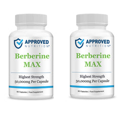 Approved Nutrition BerberineMax (50g Equivalent Per Capsule) (2 Bottles (120 Capsules))