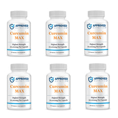 Approved Nutrition Super-Curcumin Max (5 bottles - Get 1 Free (6 total))