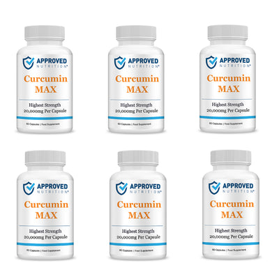 Approved Nutrition Super-Curcumin Max (5 bottles - Get 1 Free (6 total))