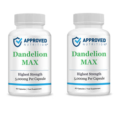 Approved Nutrition DandelionMax 10:1 Extract (5g Per Capsule) (2 Bottles (120 Capsules))