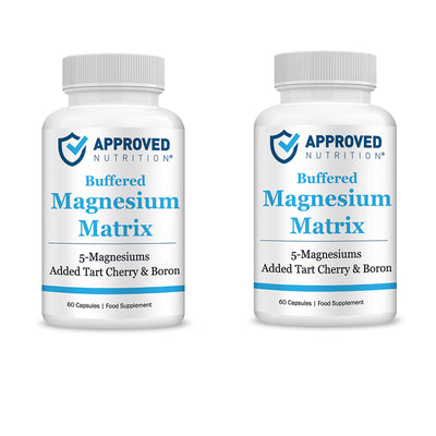 Approved Nutrition Buffered Magnesium Matrix (With Tart Cherry) (2 Bottles (120 Capsules))