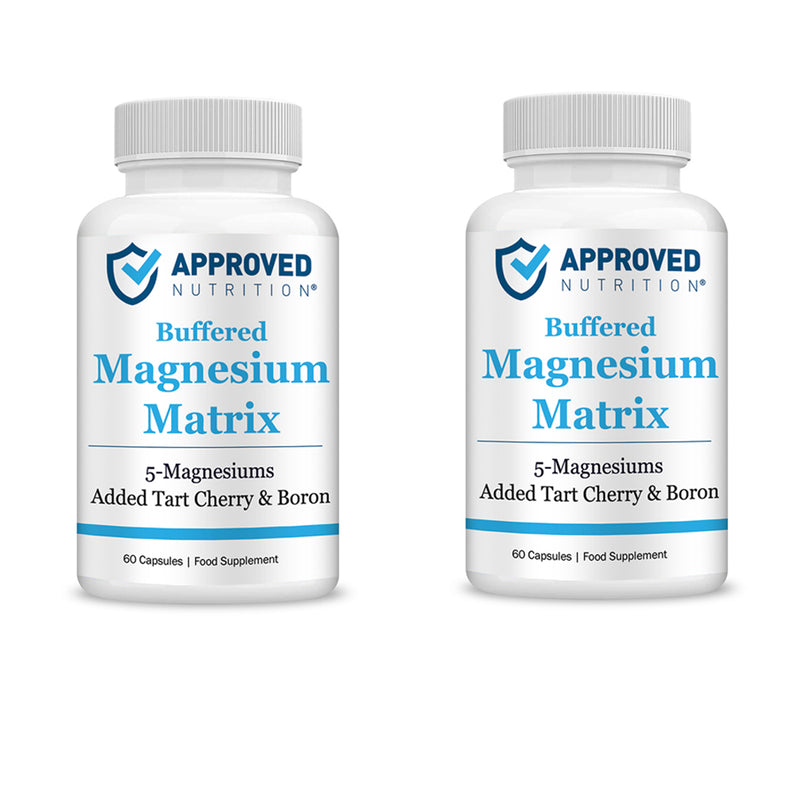 Approved Nutrition Buffered Magnesium Matrix (With Tart Cherry) (2 Bottles (120 Capsules))